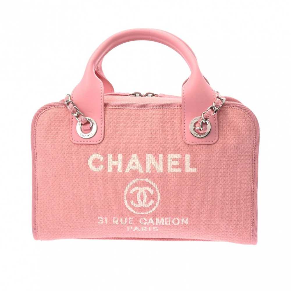 Chanel CHANEL Deauville Bowling Bag Pink A92749 W… - image 2