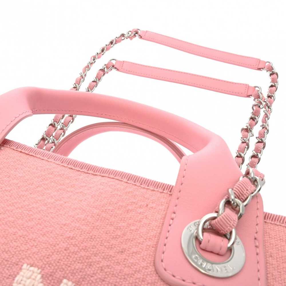 Chanel CHANEL Deauville Bowling Bag Pink A92749 W… - image 5