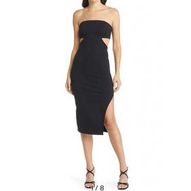 Socialite Cutout Strapless Body-Con Dress