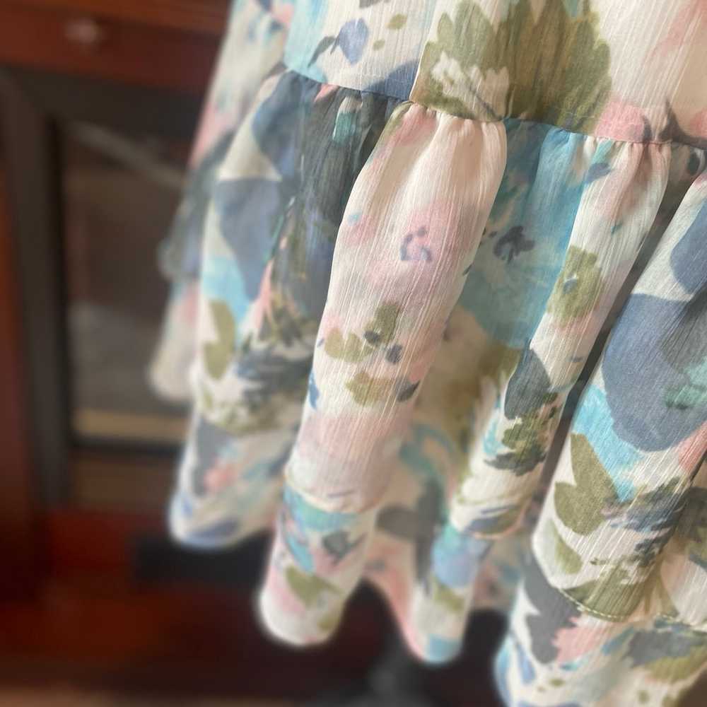 Willa Story Madeline Floral Dress ~ M - image 4