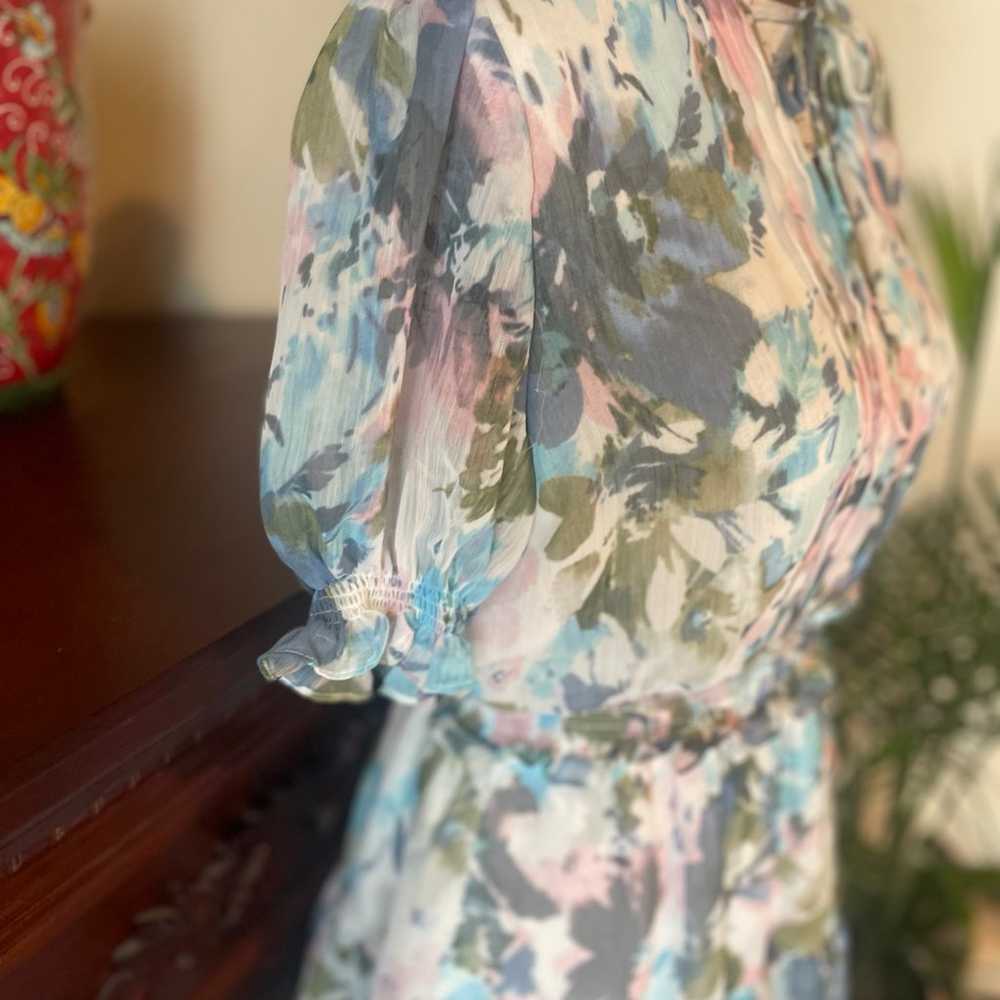 Willa Story Madeline Floral Dress ~ M - image 5