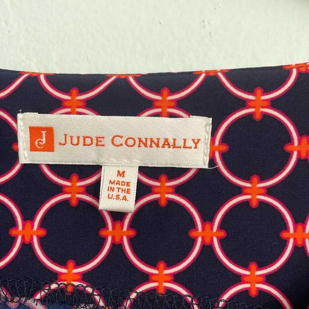 Jude Connally Navy Geometric Print Shift Dress Me… - image 5