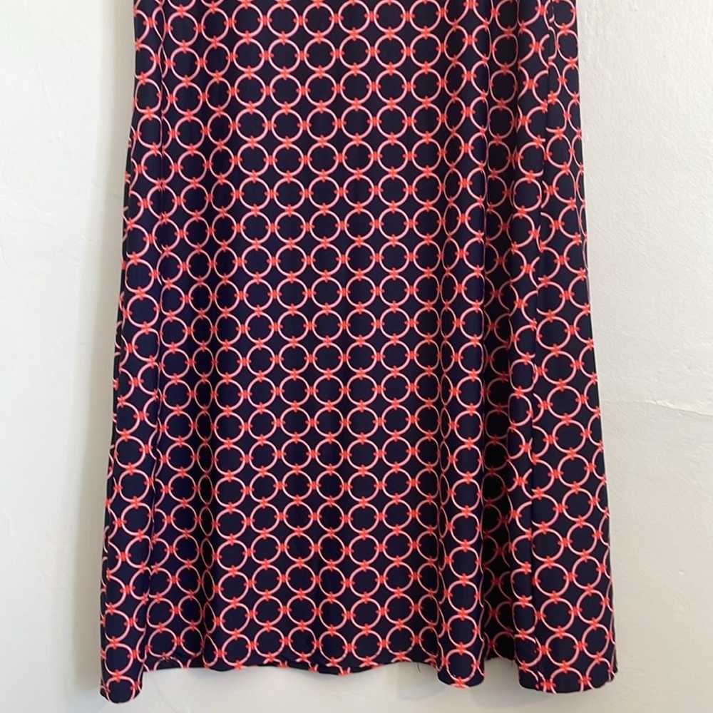 Jude Connally Navy Geometric Print Shift Dress Me… - image 8