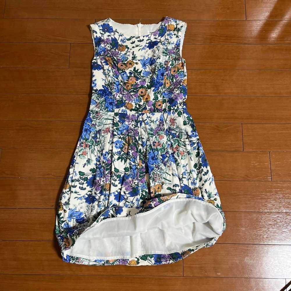 STRAWBERRY-FIELDS Flower Print Sleeveless Dress - image 3