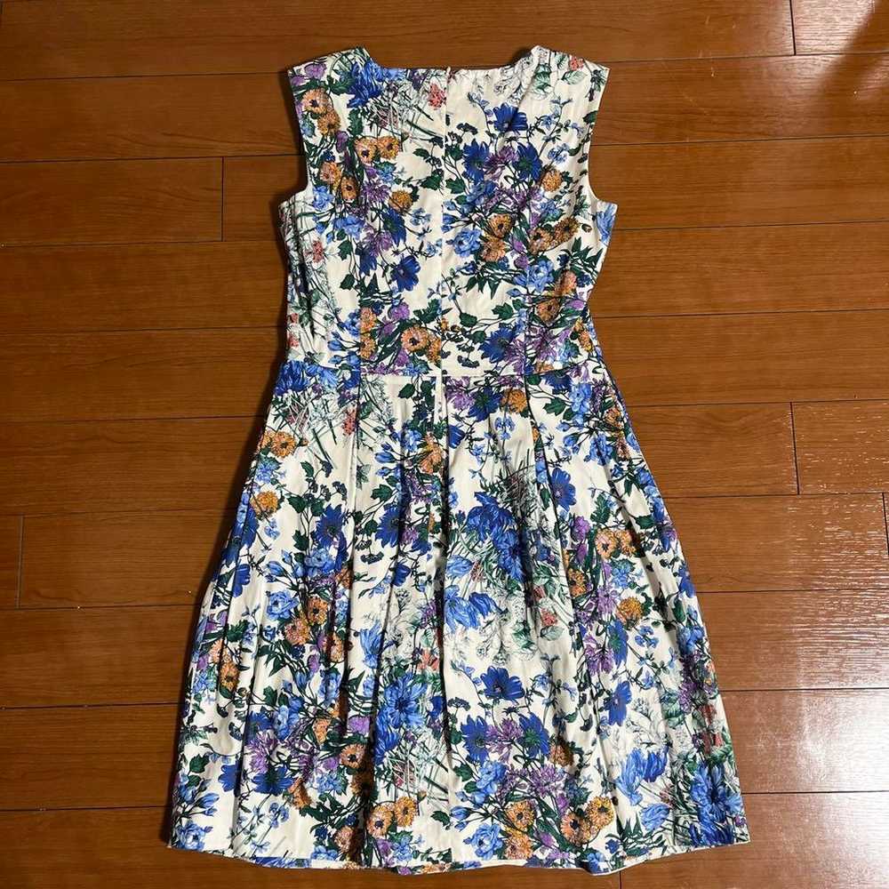 STRAWBERRY-FIELDS Flower Print Sleeveless Dress - image 4