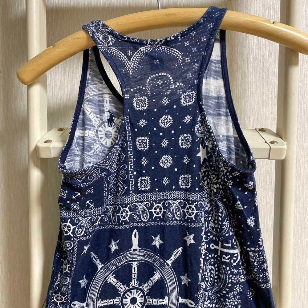 Polo Ralph Lauren Bandana Pattern Sleeveless Long… - image 2