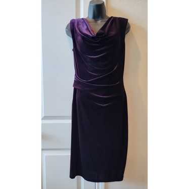 Vince Camuto Women's Purple velvet Dress Sleeveles