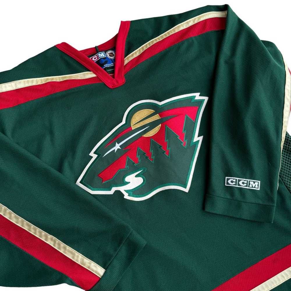 Ccm × Streetwear × Vintage Minnesota Wild NHL CCM… - image 3