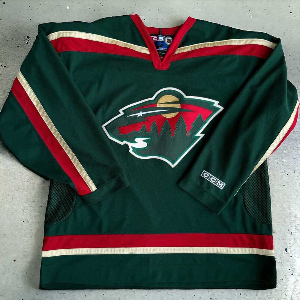 Ccm × Streetwear × Vintage Minnesota Wild NHL CCM… - image 4