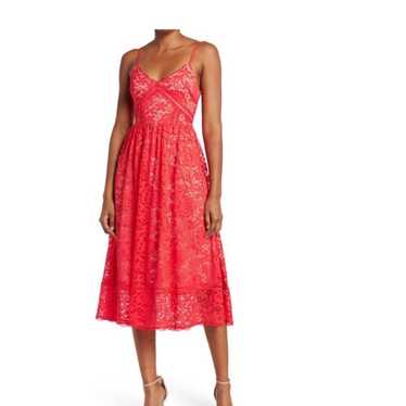 NSR red lace Dress - image 1