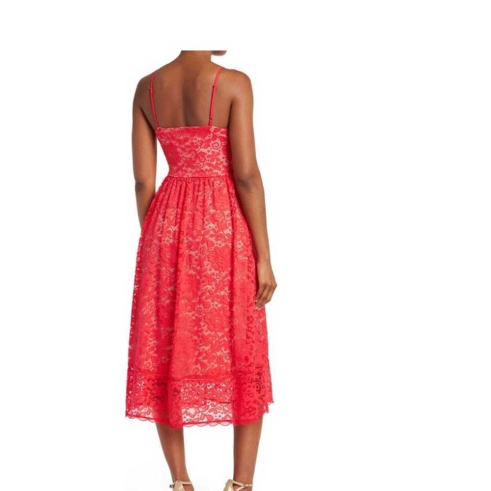 NSR red lace Dress - image 2