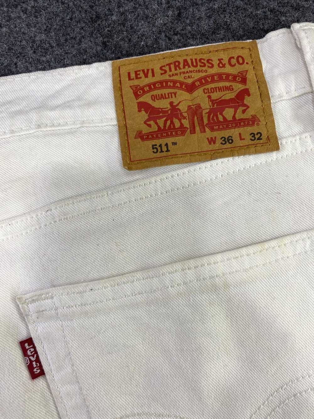 Jean × Levi's × Vintage Vintage Levis 511 Painted… - image 8