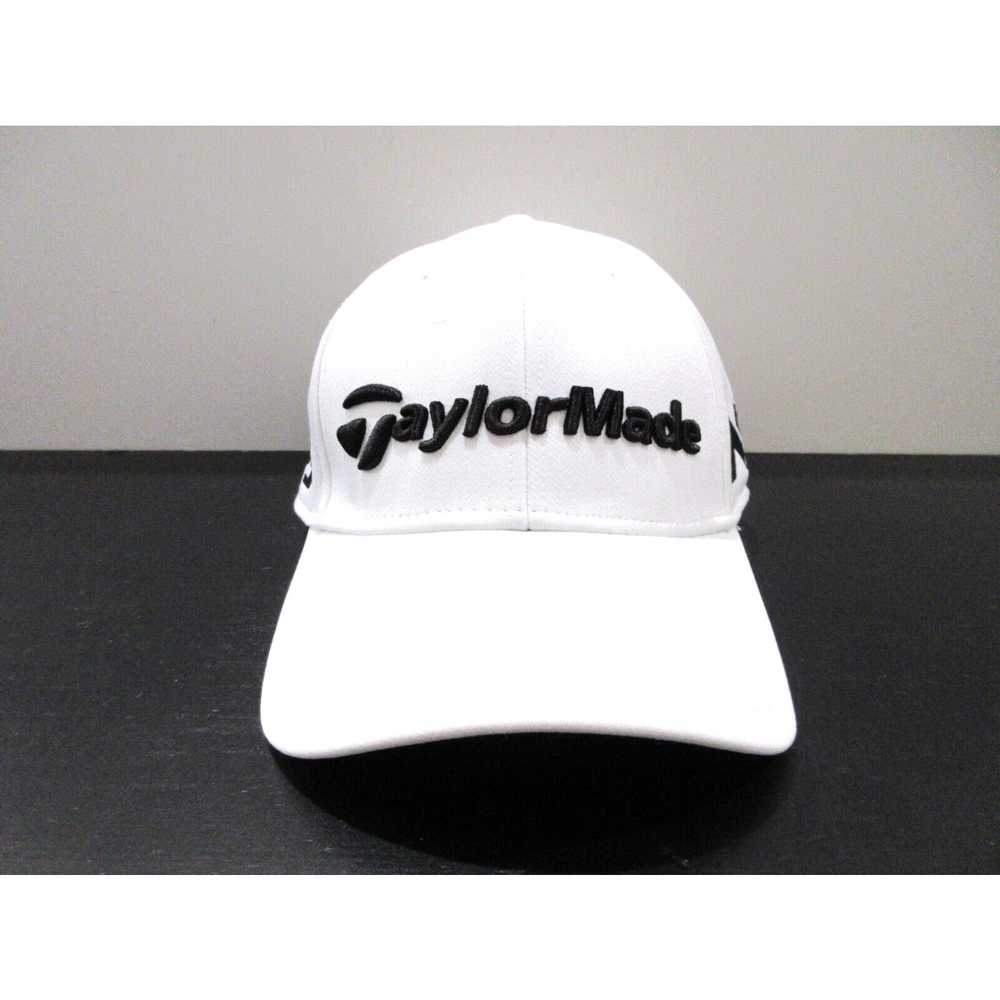 Vintage Taylormade Hat Cap Strap Back Red White T… - image 1