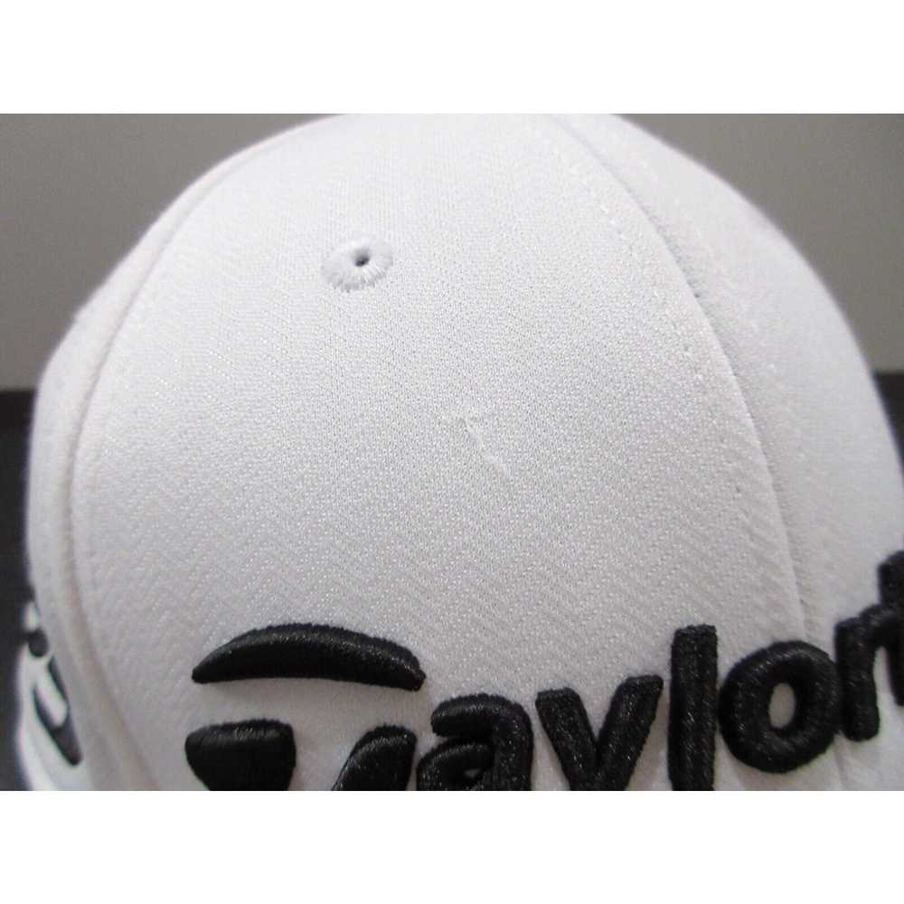 Vintage Taylormade Hat Cap Strap Back Red White T… - image 3