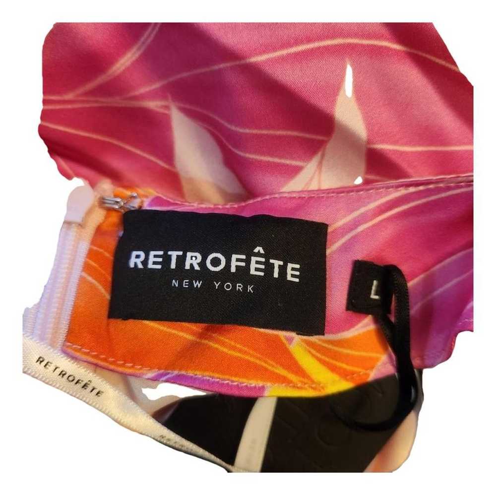 Retrofête Silk mini dress - image 2