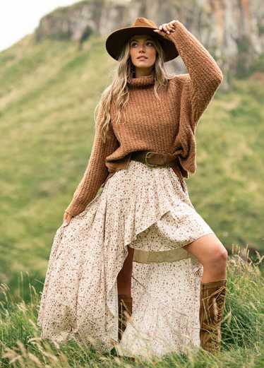 Joyfolie Kenzie Sweater in Heather Acorn