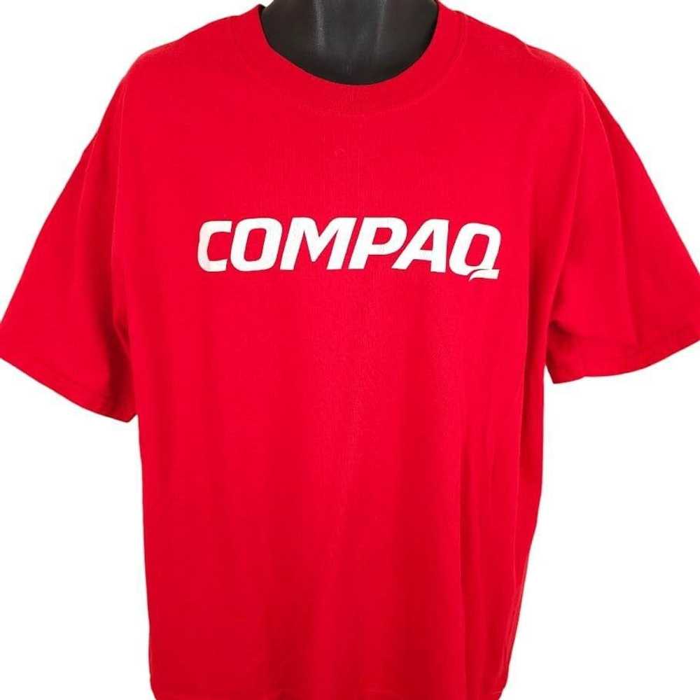 Vintage Vintage Compaq Computers T Shirt Mens Siz… - image 1