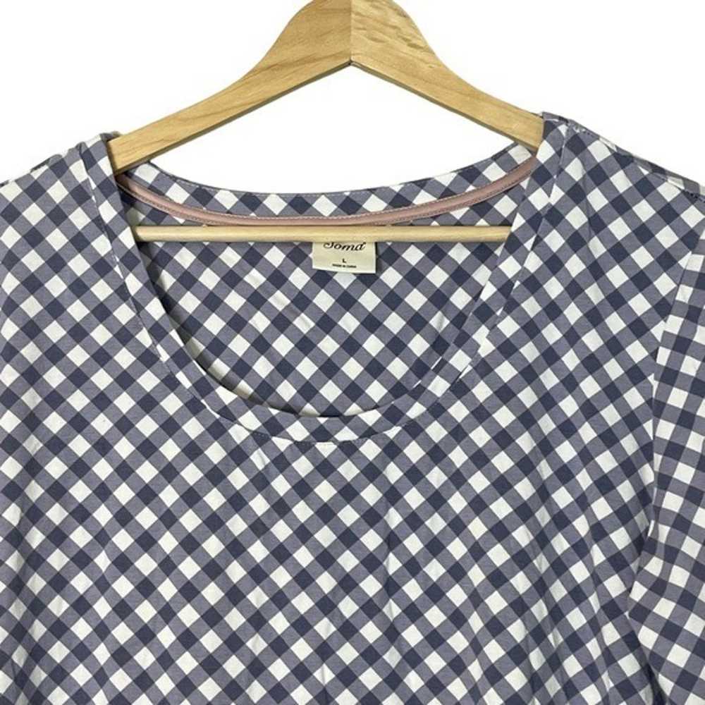 Soma Embraceable Gingham Print Night Shirt Dress … - image 5