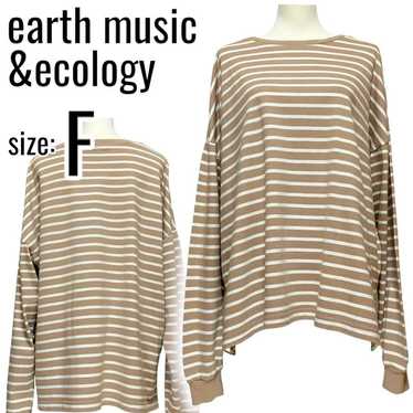 Earth Music & Ecology T-shirt (F) Loose fit Overs… - image 1