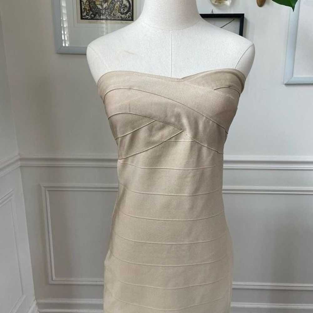 Windsor Nude Beige Strapless Bandage Style Mermai… - image 2