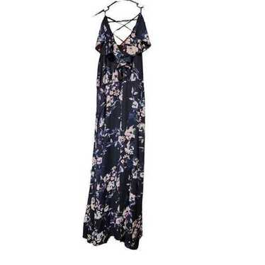 WAYF L Maxi dress blue floral