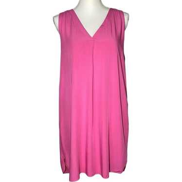 Everly Women's Large Shift Mini Dress Pink Lined N