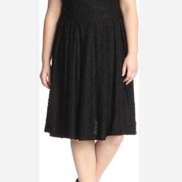 TORRID MIDI LACE BLACK DRESS SIZE 00