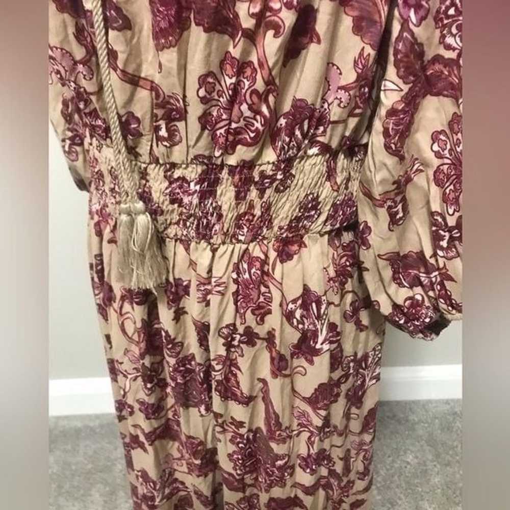 Boho off shoulder floral maxi - image 10