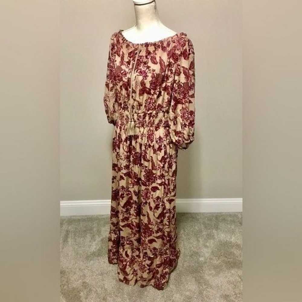 Boho off shoulder floral maxi - image 8