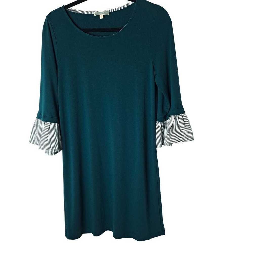 Anthropologie Pleione Womens Sz Small Green Ruffl… - image 3