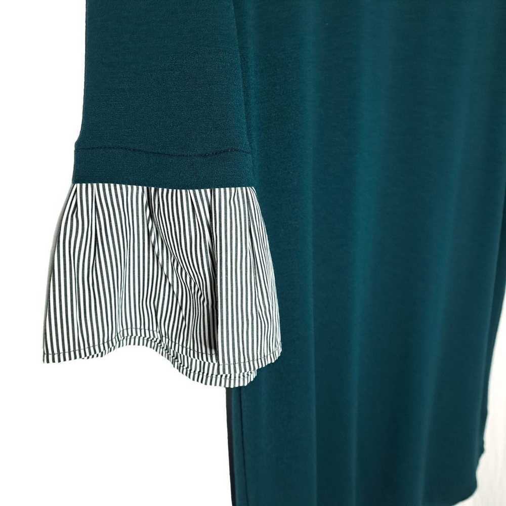 Anthropologie Pleione Womens Sz Small Green Ruffl… - image 4