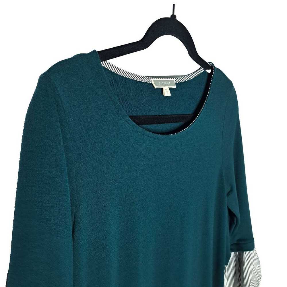 Anthropologie Pleione Womens Sz Small Green Ruffl… - image 5