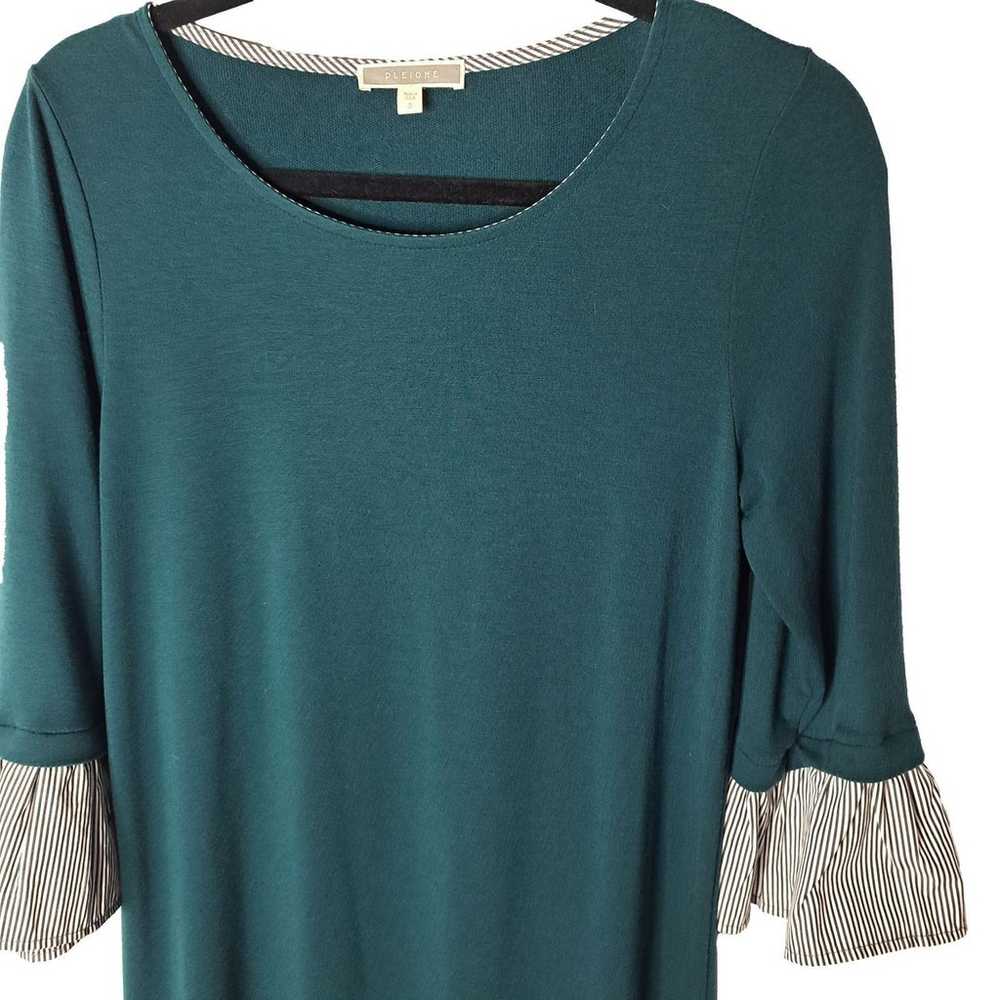 Anthropologie Pleione Womens Sz Small Green Ruffl… - image 8