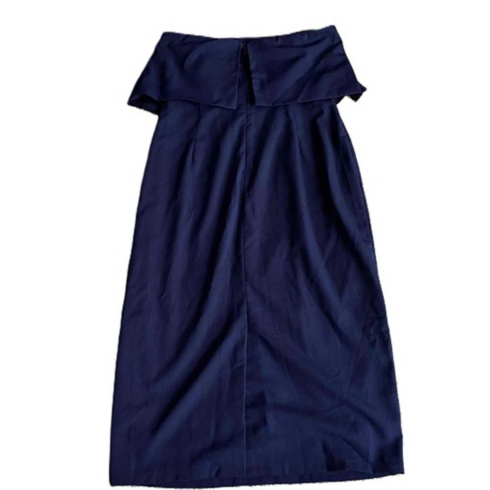 Lulus Navy Blue Off-Shoulder Knee-Length Dress Wo… - image 2