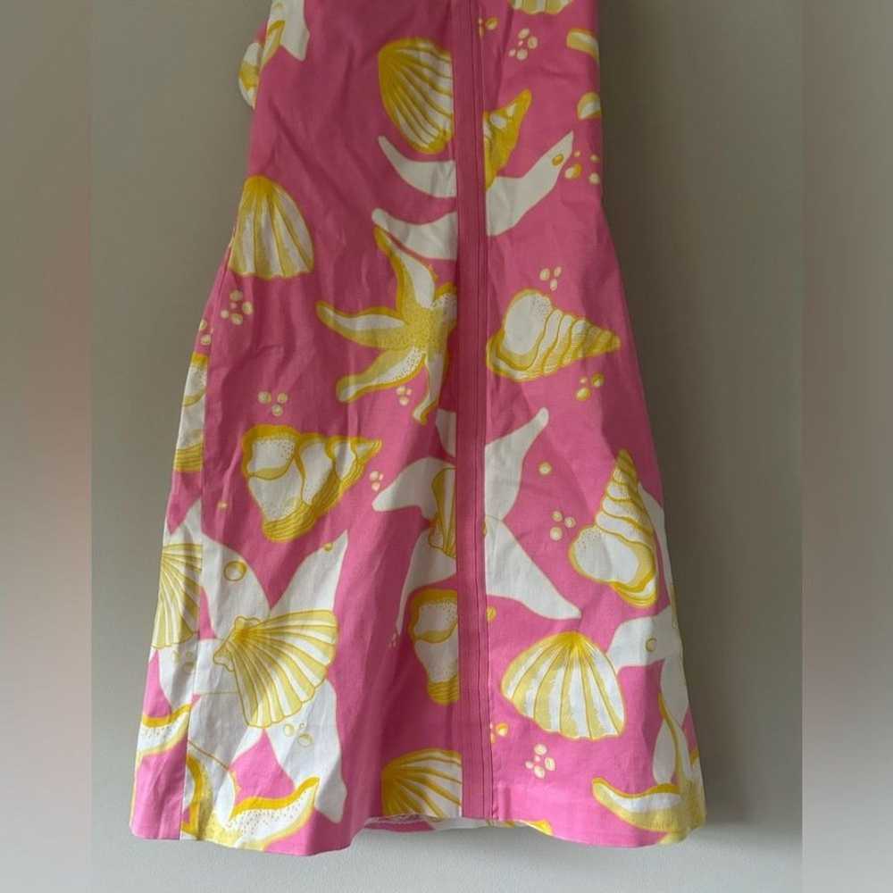 Tibi Pink Halter Floral Summer Tropical Print Dre… - image 4