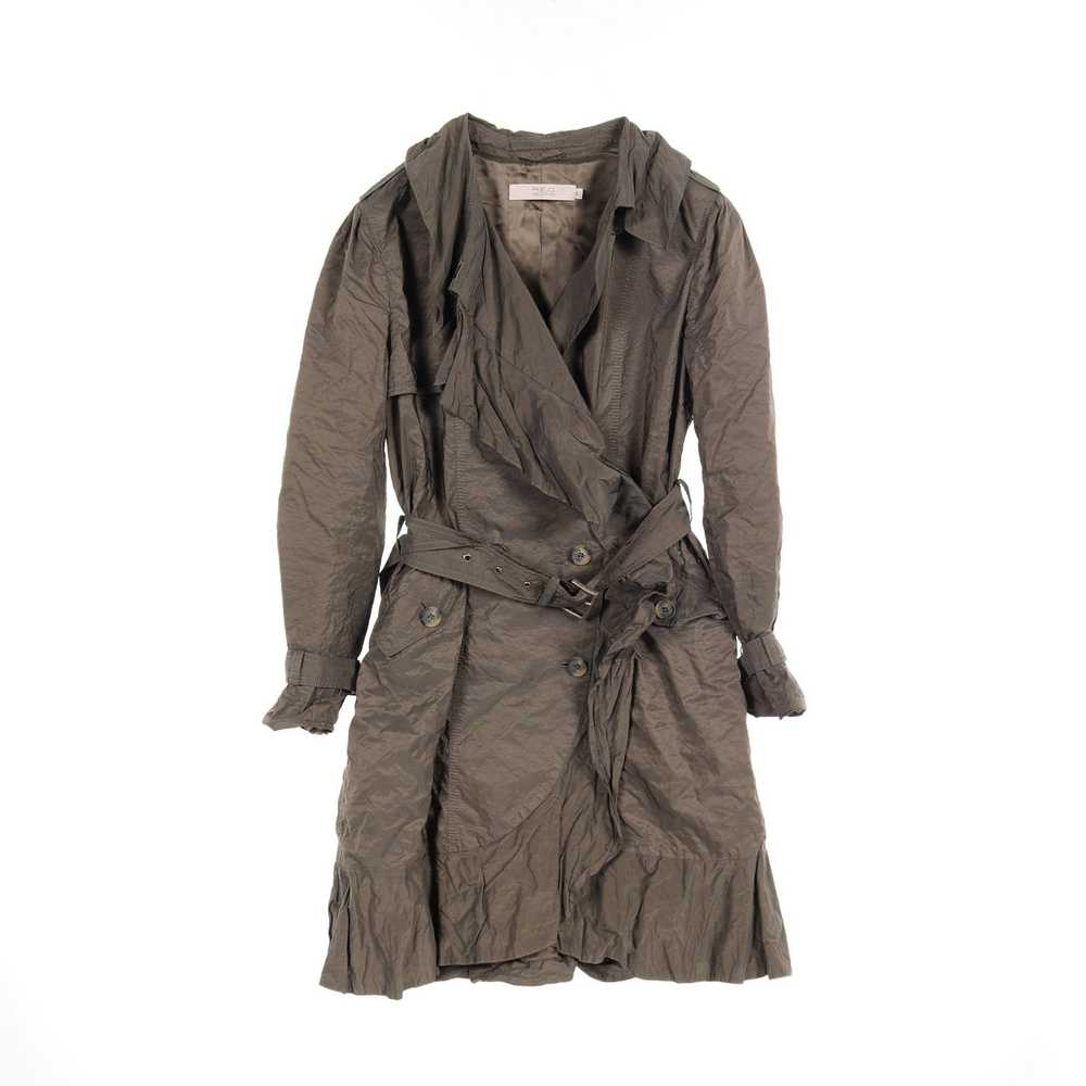 Valentino Valentino Washed Nylon Frill Trench Coa… - image 1