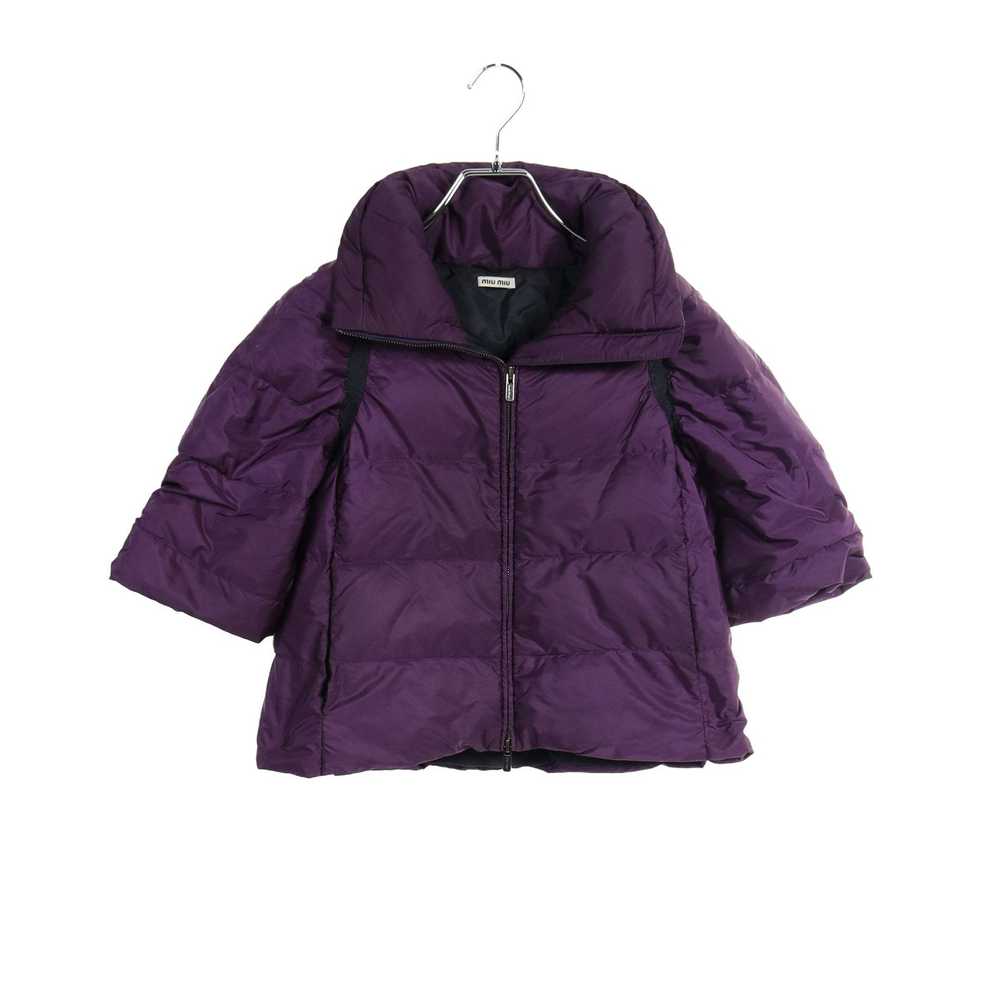 Miu Miu Miu Miu Down Jacket Nylon Purple - image 1