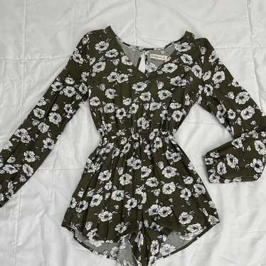 Abercrombie and fitch floral romper