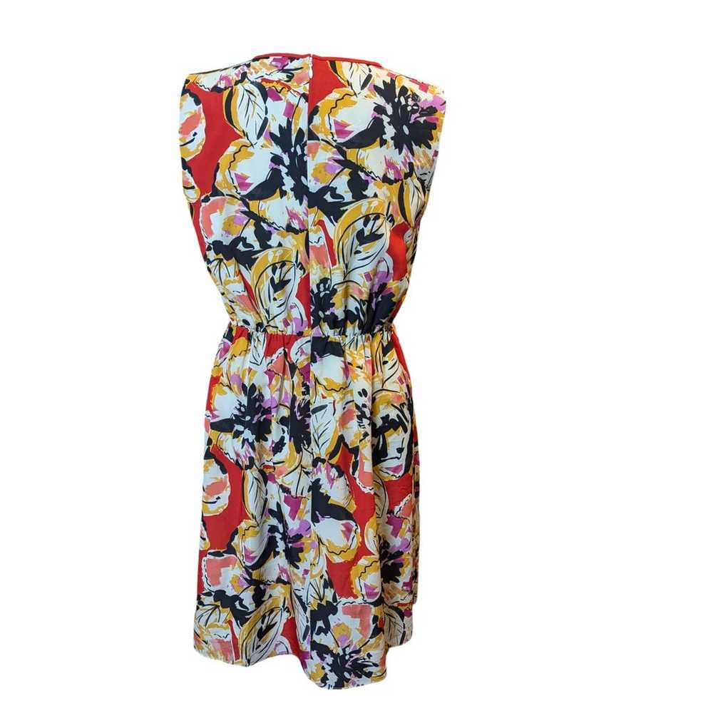 J.Crew sz 6 Bold Multi Color Floral Sleeveless Dr… - image 5