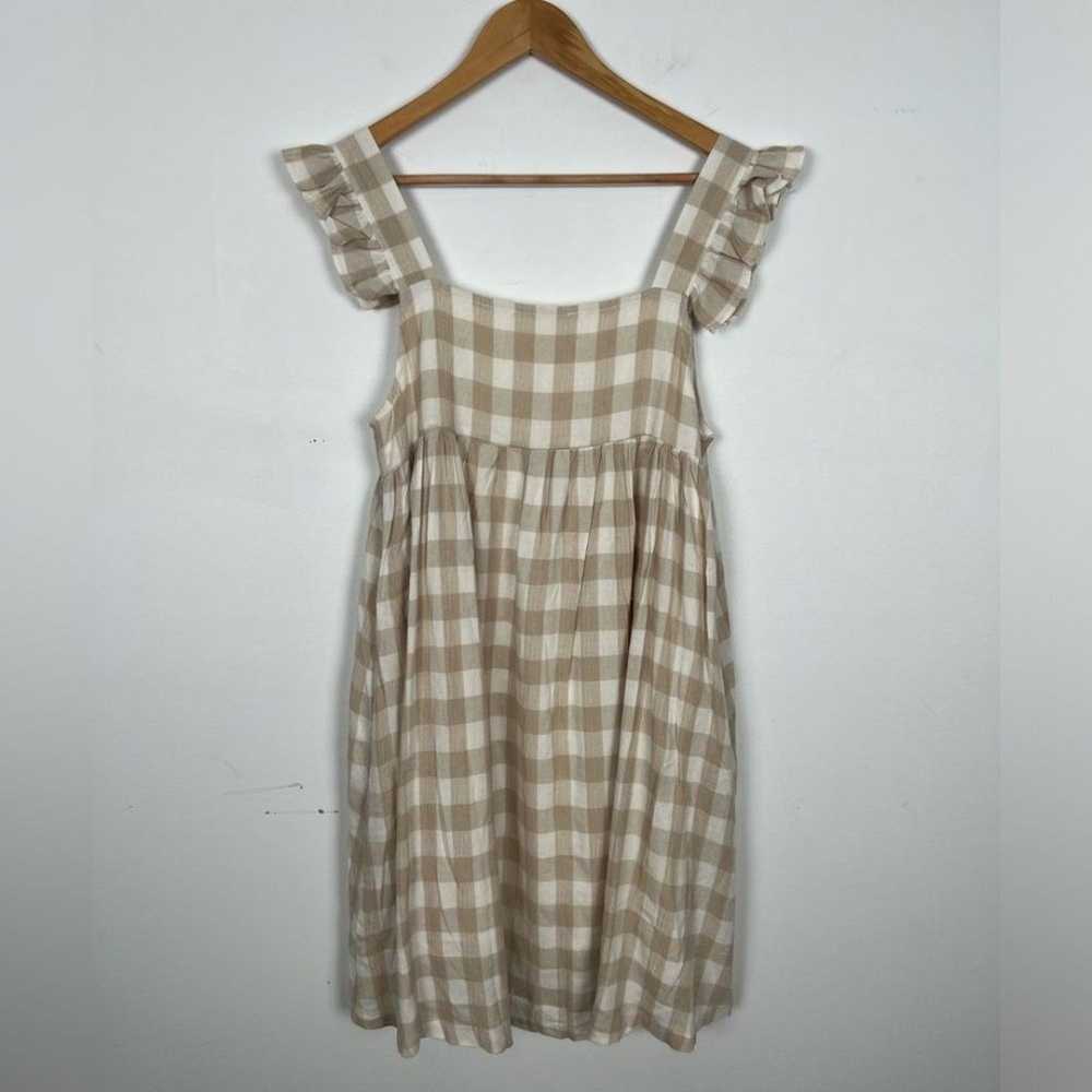 By Together Gingham Me More Dress Cream Neutral R… - image 7