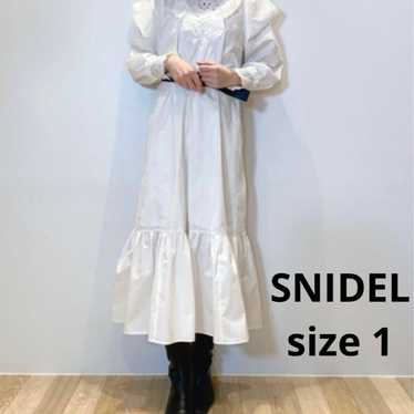 SNIDEL Snidel Inner Attached White Shirt Dress - image 1