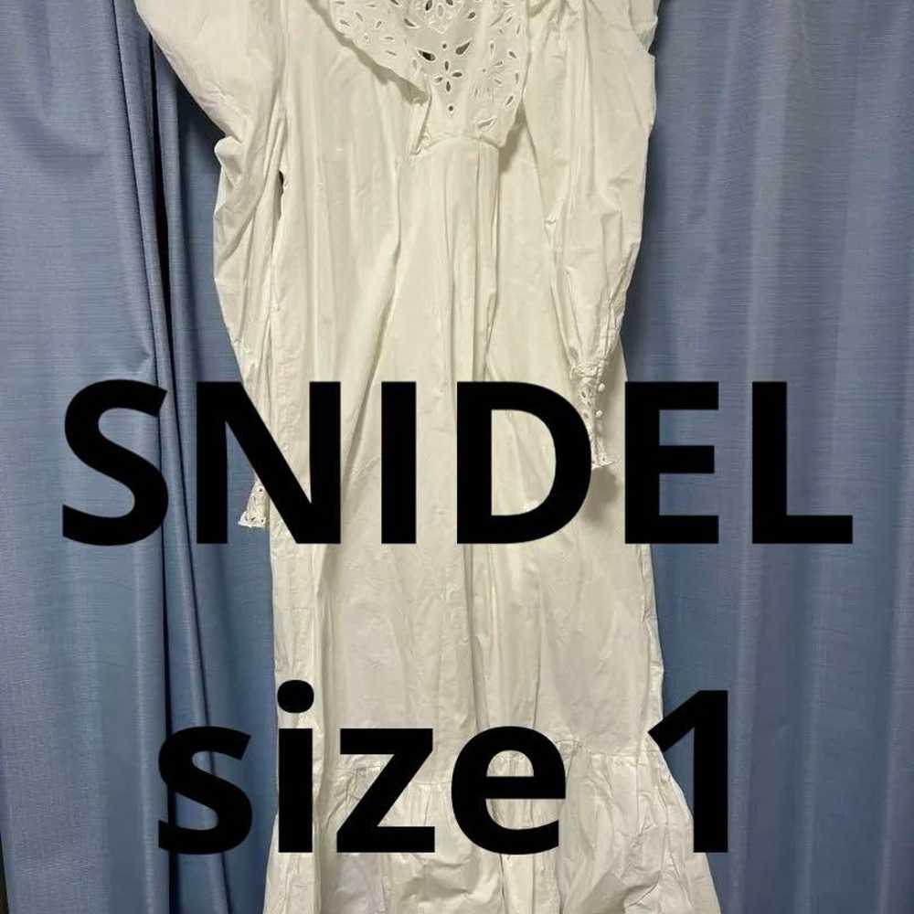 SNIDEL Snidel Inner Attached White Shirt Dress - image 7