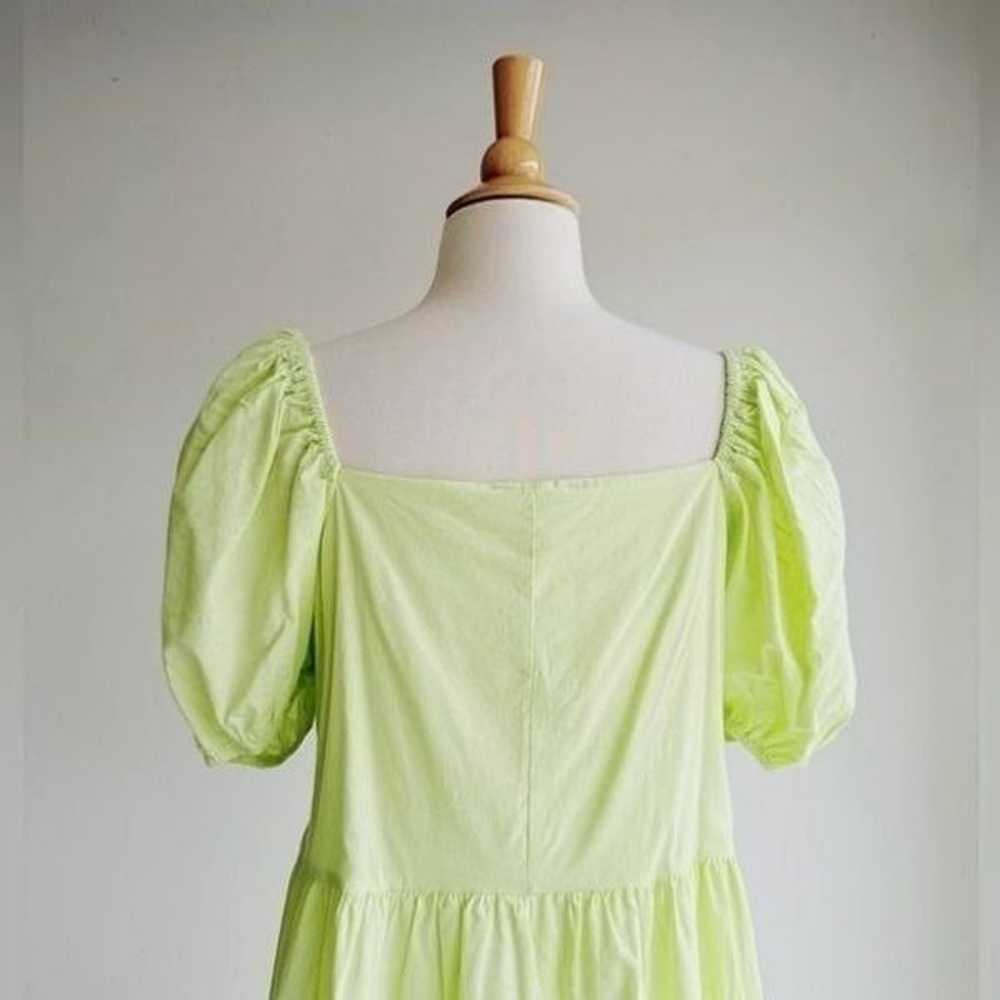 TALULAH | Neon Puff Sleeve Ruffle Mini Dress | M - image 5