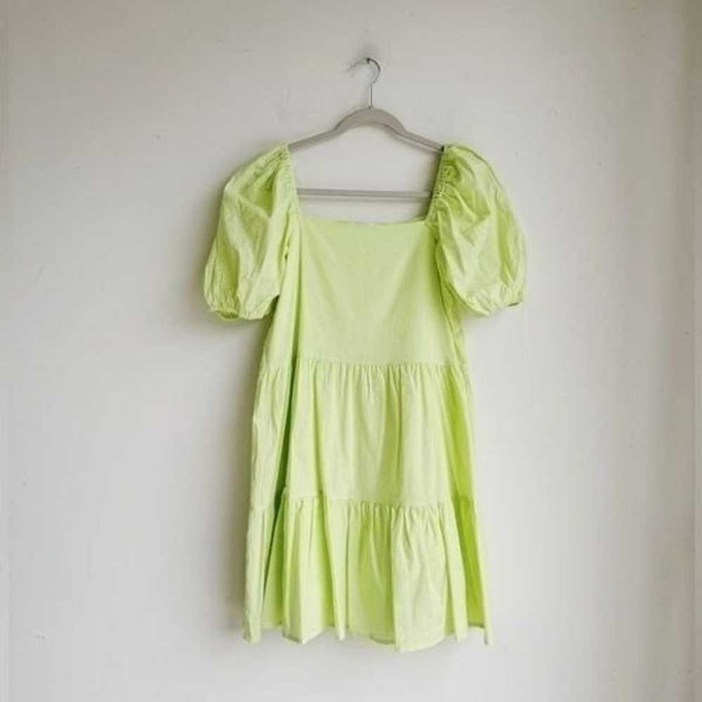 TALULAH | Neon Puff Sleeve Ruffle Mini Dress | M - image 6