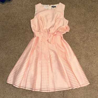 Tommy Hilfiger Baby Pink Striped Ribbon A-Line Sl… - image 1