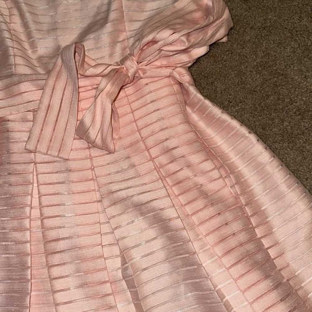 Tommy Hilfiger Baby Pink Striped Ribbon A-Line Sl… - image 3