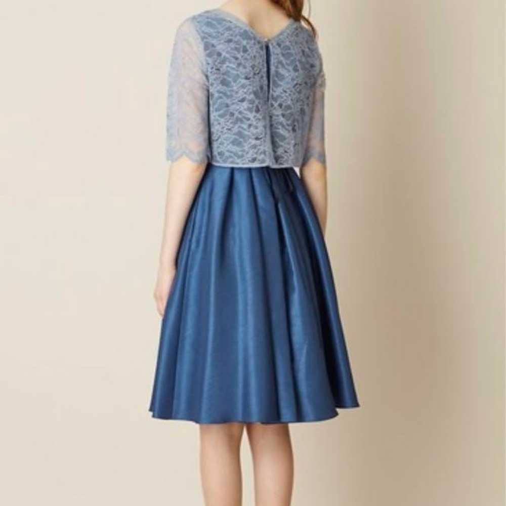 Aimer Party Dress Blue with Lace Bolero Dress - image 2