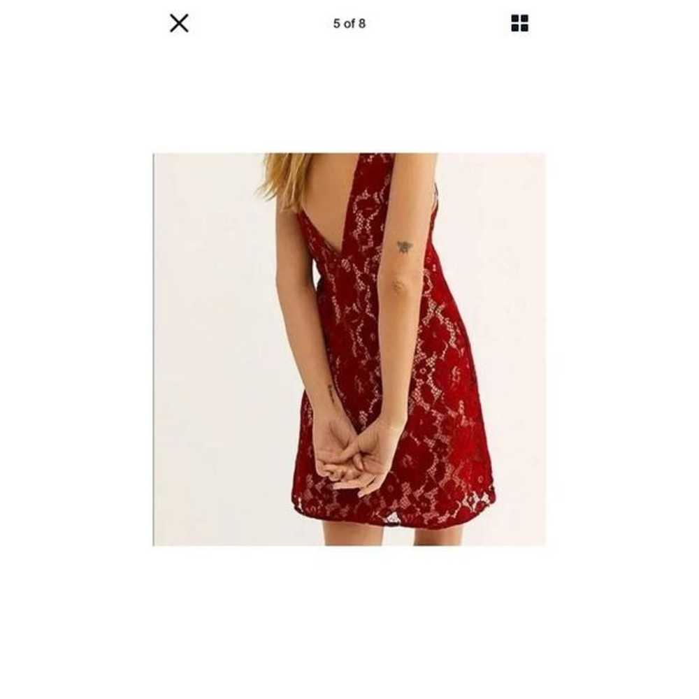 NWOT dress size 10 red free people Dange - image 2