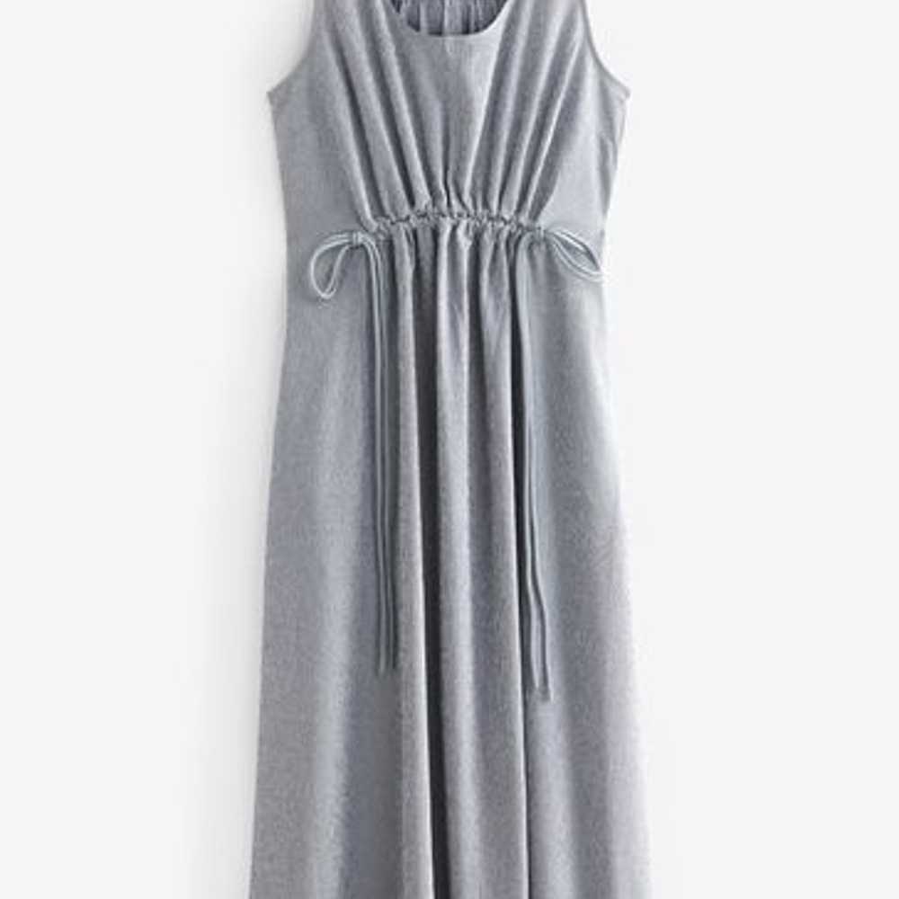 Athleta Silver Echo Tank Midi Dress Medium - image 1