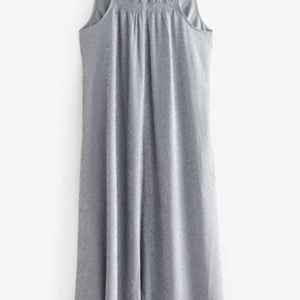 Athleta Silver Echo Tank Midi Dress Medium - image 2